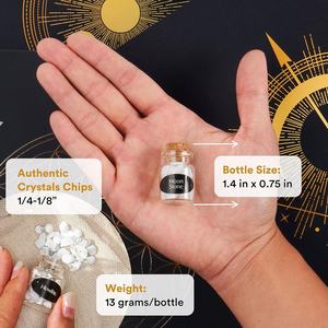 Juego <span class=keywords><strong>de</strong></span> 50 Cristales Curativos <span class=keywords><strong>de</strong></span> Ojo <span class=keywords><strong>de</strong></span> Tigre en Forma <span class=keywords><strong>de</strong></span> Pirámide |   Frascos para Hechizos con Cristales Curativos, Tapa con Diseño <span class=keywords><strong>de</strong></span> Ojo |   Artículos <span class=keywords><strong>de</strong></span> <span class=keywords><strong>Brujería</strong></span> |   Real - Product Image 4