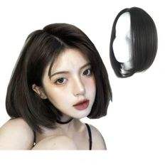 Parrucca per capelli con piede singolo febbre alta da donna 1P nero trasparente con copertura completa resistente e confortevole - Product Image 1