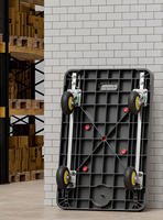 Chariot multifonctionnel robuste en PP pour la logistique d'entrepôt, la préparation des commandes, la cuisine, ensemble complet, chariot à outils d'atelier sur roues, OEM