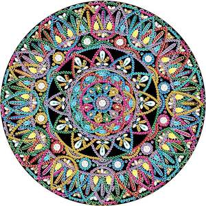 Quadrato moderno <span class=keywords><strong>Mandala</strong></span> Set parziale diamante di cristallo di pittura per la decorazione della parete di casa regalo per la Still Life - Product Image 1