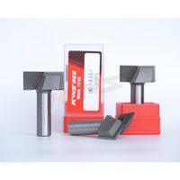 KWS 1/2 Fraise à bois en acier rapide à 2 dents et 30° d'hélice pour le nettoyage de fond, le rainurage et le dégrossissage sur CNC (ODM/OEM)