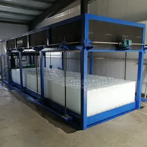 Máquina industrial de fabricación de bloques de hielo Kingwell, refrigeración directa, gran oferta en Bahrein