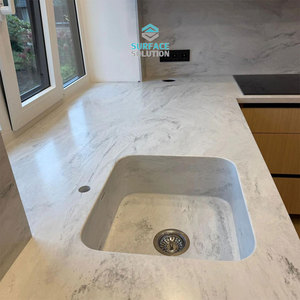 Plaques de surface solide en acrylique blanc modifié de haute qualité, comptoir <span class=keywords><strong>Dekton</strong></span> 6X2440X760mm - Product Image 5