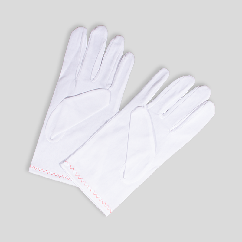 Ceremonial White Gloves for Sports Cycling