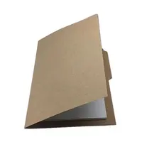 2019 Amazon popüler ucuz a4, b6 boyutu kraft karton kağıt klasör dosya klasörü metal klip/özelleştirilmiş renkli baskı