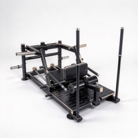 Machine de musculation professionnelle à charge libre pour développé couché, extension de fessiers et jambes, en acier, équipement de musculation pour salle de sport et culturisme