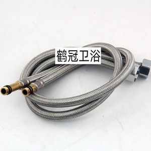 เครนคราวน์ โอเม 304 สายยางสแตนเลส 60 ซม. ท่อเข้าก๊อกน้ำแบบยืดหยุ่น 1/2 นิ้ว เส้นผ่านศูนย์กลางภายใน แรงดันสูง แบบถัก - Product Image 2