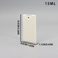 Botol Semprot Parfum Plastik Saku 15ml Grosir, Wadah Atomizer Kosmetik Kosong, Pompa Semprot, Sablon