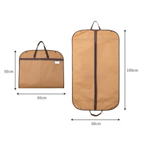 Costume homme écologique personnalisé sac à poussière pour vêtement femmes sac de rangement pour robe de mariage avec logo