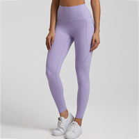 Nouveau Design Dos Zpipper Poche Serré Respirant Butt Lift Workout Gym Running Sports Femmes Fitness Yoga Leggings