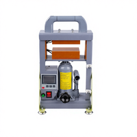Pressa Idraulica Manuale Jeyon Laser da 5 Tonnellate con Doppia Piastra Riscaldante da 600W, Stampante per Etichette in Resina, Disponibile in Stock UE