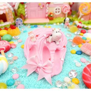 Crafted Handmade Smooth DIY Pack of Colorful Fluffy <b>Slime</b> Decorations Educational Playdough Toy Fun Entertainment for Wholesale - Product Image 4