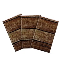 Nappe en grain de bois marron 54x108In rustique en plastique Western Barn anniversaire mariage couvre Vintage ferme nappes de Table