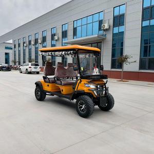 รถกอล์ฟไฟฟ้าเหล็ก 48V สำหรับเที่ยวชมสถานที่ 3-4 ที่นั่ง มอเตอร์ AC 5KW ความเร็ว 40 กม./ชม. แบตเตอรี่ Lifepo4 - Product Image 6