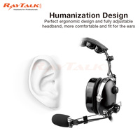 Casque filaire à réduction de bruit pour pilote d'hélicoptère PH-100HC Communication aéronautique ANR Avionique Téléphone pour avion