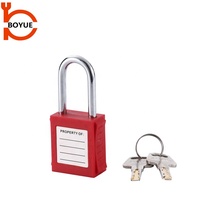 Serrure industrielle de sécurité Loto de 38mm Cadenas de sécurité durable avec longue manille en acier Verrouillage coloré pour un stockage sécurisé