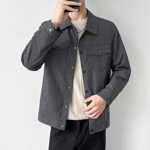 Nuova Giacca Leggera Primaverile e Autunnale da Uomo per Affari e Tempo Libero, per Uomini di Mezza Età e <span class=keywords><strong>Giovani</strong></span>, con Colletto Ampio - Product Image 3