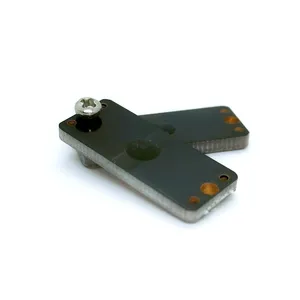 Rivet holes FR4 Surface UHF RFID Tag for Tool tracking and sockets 28 x 8 x 2.2 mm
