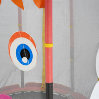 Trampoline pour enfants Tianxin personnalisé, dessin animé de chatons, en cuir PU, PVC, PE, avec filet de sécurité, mini trampoline d'intérieur pour enfants
