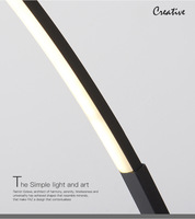 Lampe LED moderne de style nordique Boyid, en fer, blanc chaud, à intensité variable, pour salon, chambre à coucher, base E27, inspirée du poisson, pour chevet ou sol
