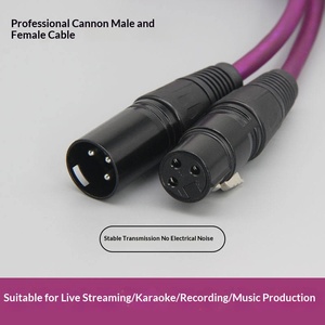 Câble d'éclairage de scène DMX512, câble de commande de signal XLR mâle-femelle 3 broches pour projecteurs PAR, projecteurs mobiles, mélangeur DJ, micro et amplificateur de puissance - Product Image 2