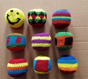 Divertidos Pelotas de Ganchillo de Colores Surtidos, Pelotas Tejidas Suaves para Niños y Principiantes - Product Image 2
