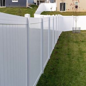 سياج بلاستيكي أبيض عالي الجودة من البي في سي وأعمدة بالجملة، ألواح سياج فينيل للخصوصية بطول 6 أقدام، سياج خارجي للحدائق - Product Image 5