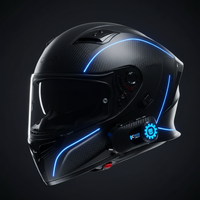 Intercom pour casque de moto C100 BT5.2 avec caméra 1080P/720p, prend en charge l'intercom jusqu'à 600m