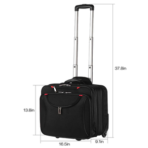 Best Black Large Big Lightweight Carry on Rolling <strong>Ladies</strong> Wheeled Weekend Travel Duffel <strong>Bag</strong> With <strong>Wheels</strong> for Men Women - Product Image 2