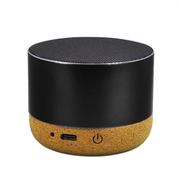 Speaker Bluetooth Mini Portabel Ramah Lingkungan dari Kayu Gabus untuk Luar Ruangan