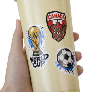 Autocollants personnalisés avec logo Coupe du Monde 2026, dessin animé, doodle, décoratifs pour boutique de tabac, autocollants en PVC imprimés pour DIY, carnet, coque de téléphone - Product Image 5