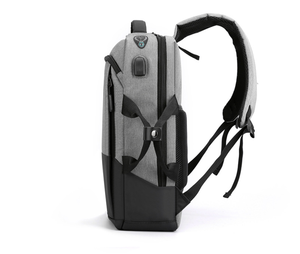 Nuovo Zaino con Porta USB per Ricarica e Foro per Cuffie, Zaino <span class=keywords><strong>Monospalla</strong></span> Portatile Multifunzione Impermeabile per Computer - Product Image 4