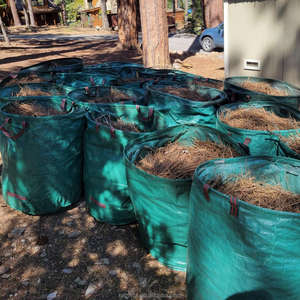 Venda quente Jardinagem Suprimentos Reutilizáveis Quintal Resíduos Coleção Sacos Leve Portátil Lawn Bags com Alças - Product Image 3