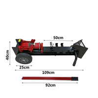 Nouveau fendeur de bois processeur de bois de chauffage coupe de bois fendeur de bûches de bois électrique déchiqueteuse de bois séparateur de bois de chauffage