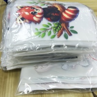 T-shirts personnalisés avec pour les conceptions Service d'impression par transfert thermique PET conçu en usine Logo Plastisol Transferts en fer