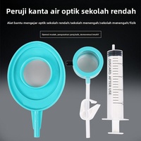 Kit d'expérimentation des lentilles d'eau pour les jeunes : Modèle oculaire pour l'expérimentation en optique, correction de la myopie et de l'hypermétropie, lentilles concaves et convexes