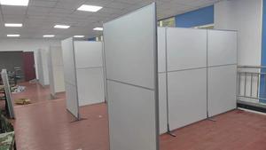 ฉากกั้นห้องสำนักงานแบบเคลื่อนย้ายได้ที่ปรับแต่งได้ตามความต้องการของโรงงานสมัยใหม่ - Product Image 4