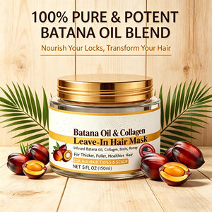 Masque capillaire à l'huile de Batana SLUJ 150 ml, enrichi en <span class=keywords><strong>collagène</strong></span>, anti-casse, hydratation intense, stimulant la croissance des <span class=keywords><strong>cheveux</strong></span>, pour tous types de <span class=keywords><strong>cheveux</strong></span> - Product Image 3