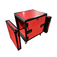 Équipement de musique d'éclairage audio personnalisé 2U/8U/9U/12U Amp Rack flight case à vendre