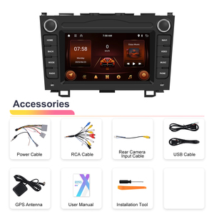 Radio de Coche Android Hikity 2 Din de 7'' para Honda CR-V 2007 2008 2009 2010 <span class=keywords><strong>2011</strong></span>, CarPlay Inalámbrico, Android Auto, GPS, WIFI, Proveedor Mayorista - Product Image 6