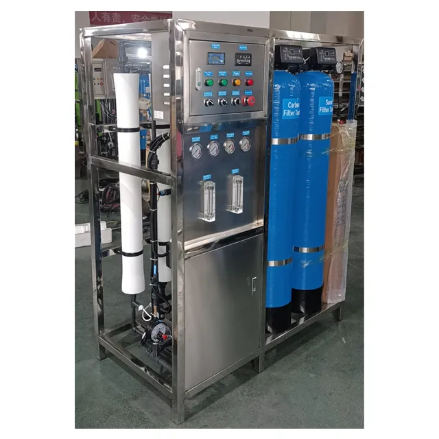 Industriële Zuivering Ondergrondse Boiler Water 500lph 3000gpd Ro Omgekeerde Osmose Drinkwater Filter Purifier Systeem Installatie