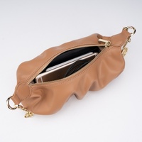 Sac à bandoulière portable de luxe en PU imperméable avec fermeture éclair, personnalisable pour femme, toutes saisons, avec logo sur mesure, vente en gros