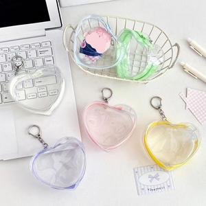 Bolsa de Bebé Colorida en Forma de Corazón, Mini Bolsa con Cierre, Bolsa para Cochecito, Bolsa de Almacenamiento de PVC, Bolsa Decorativa para Salidas - Product Image 2