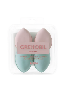 Set di spugne per trucco Grenobil H406, strumento di bellezza lavabile a doppio colore per l'applicazione sul viso - Product Image 1