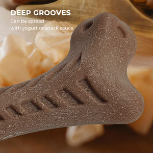 Nuovo produttore resistente a forma di corna in legno PP Pet giocattolo da masticare dentaria osso da masticare cane che morde i denti per pulire i giocattoli per animali domestici - Product Image 3