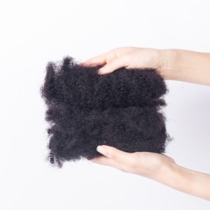 Nouvelles Extensions de Cheveux Humains Vierges Bruts 100% Non Traités, Grand Conditionnement, Expédition Rapide, Cheveux Afro Kinky en Vrac pour Tressage et Style Bouclé - Product Image 4
