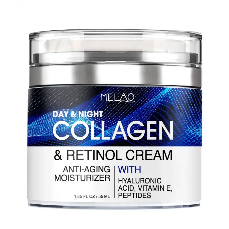 Collagen with Retinol and Hyaluronic Acid Hydrating Face Lotion Moisturizing Cream to Reduce Wrinkles for Women Men