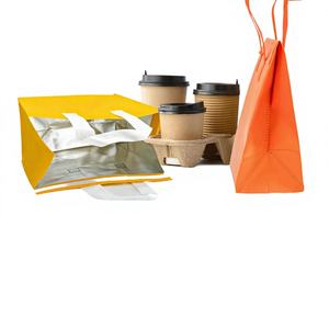 Sac à dos isotherme 6 pouces en non-tissé imperméable pour livraison de repas, voyage, pizza, café, lait, traiteur et pique-nique - Product Image 1