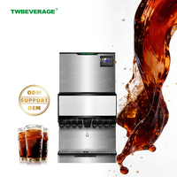 TWBEVERAGE Machine à soda professionnelle avec machine à glaçons pour hôtel et restaurant