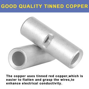 Kit de connecteurs à sertir en cuivre, 420 pièces, connecteurs de fils non isolés BN0.5 1.25 2.5 3.5 5.5 8 pour câblage électrique - Product Image 3